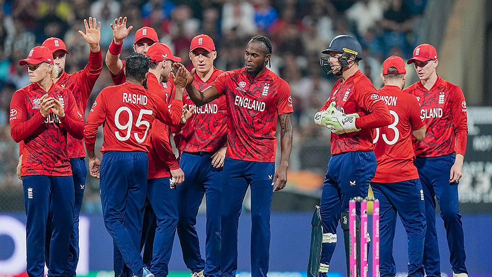 | Photo: PTI/Kunal Patil : England will lock horns with Scotland in match 23 of the ICC T20 World Cup 2026 at the Eden Gardens in Kolkata on February 14, 2026.