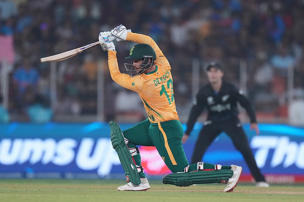 South Africa vs New Zealand T20 world cup cricket-Quinton de Kock