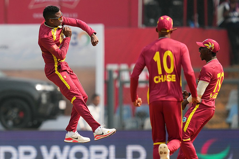 Nepal vs West Indies T20 World Cup Cricket-Akeal Hosein