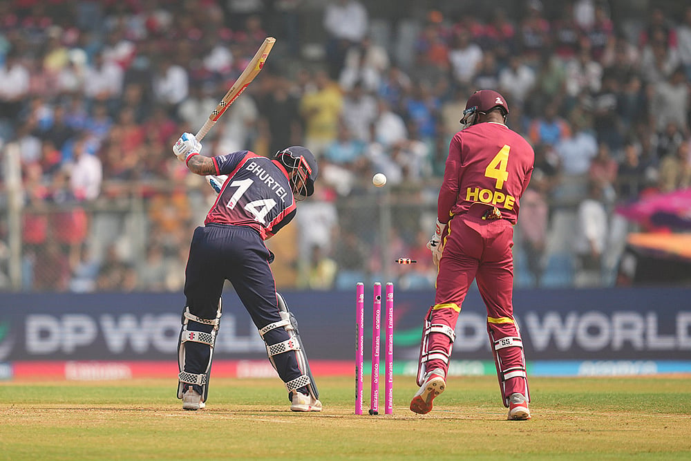 Nepal vs West Indies T20 World Cup Cricket-Kushal Bhurtel