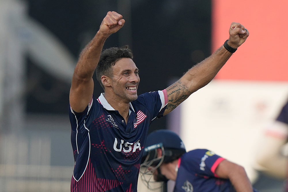 Namibia vs USA T20 World Cup Cricket-Shadley Van Schalkwyk