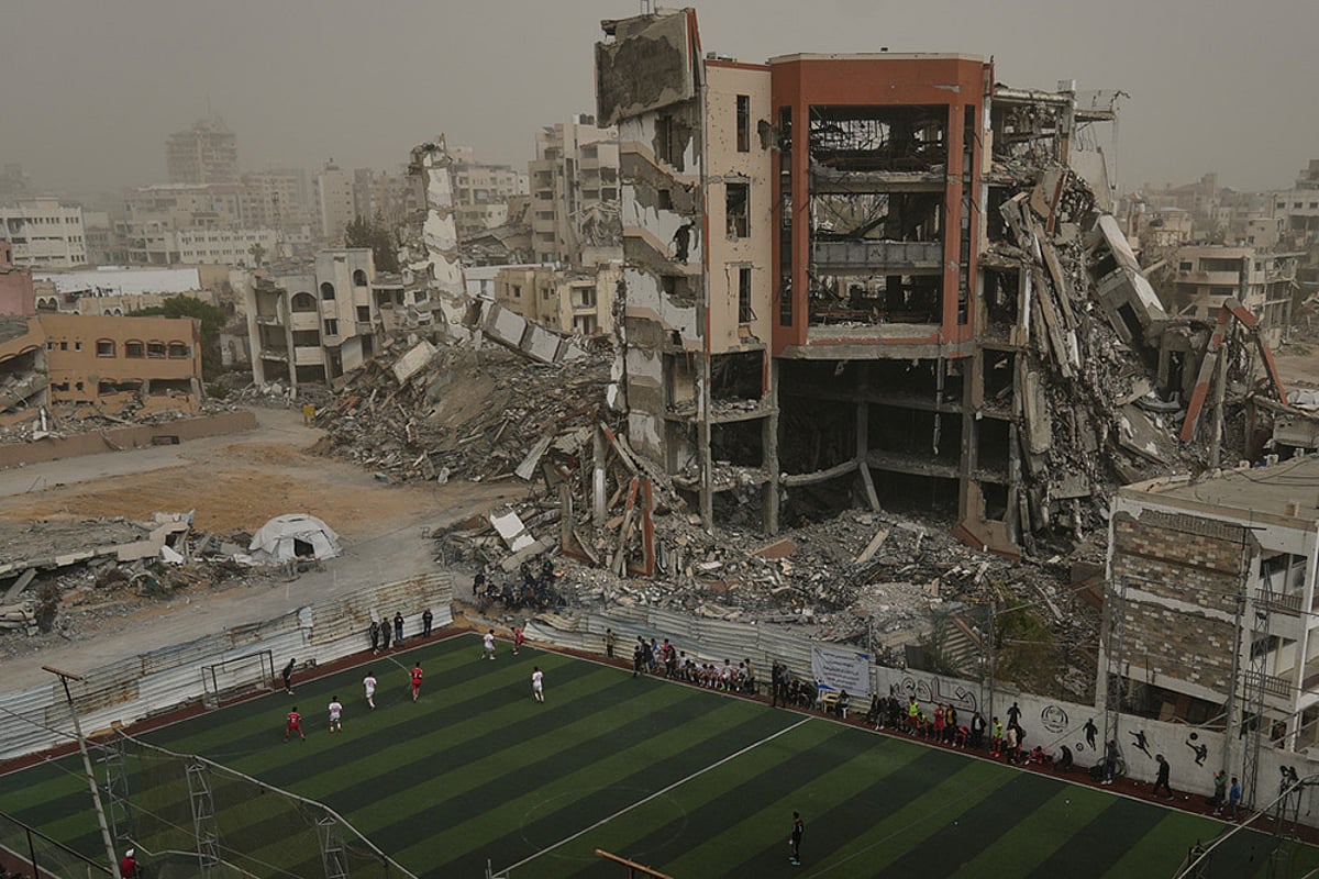 Palestinians Gaza Soccer photo-1