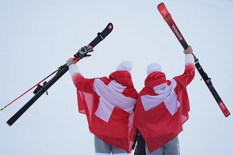 2026 Winter Olympics Day 8 Events Best Photos-Switzerlands Marco Odermatt