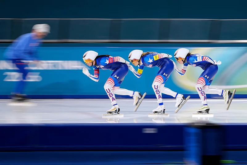2026 Winter Olympics Day 8 Events Best Photos-Brittany Bowe