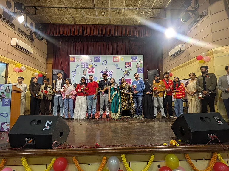 The felicitated couples at the event. - Saher Hiba