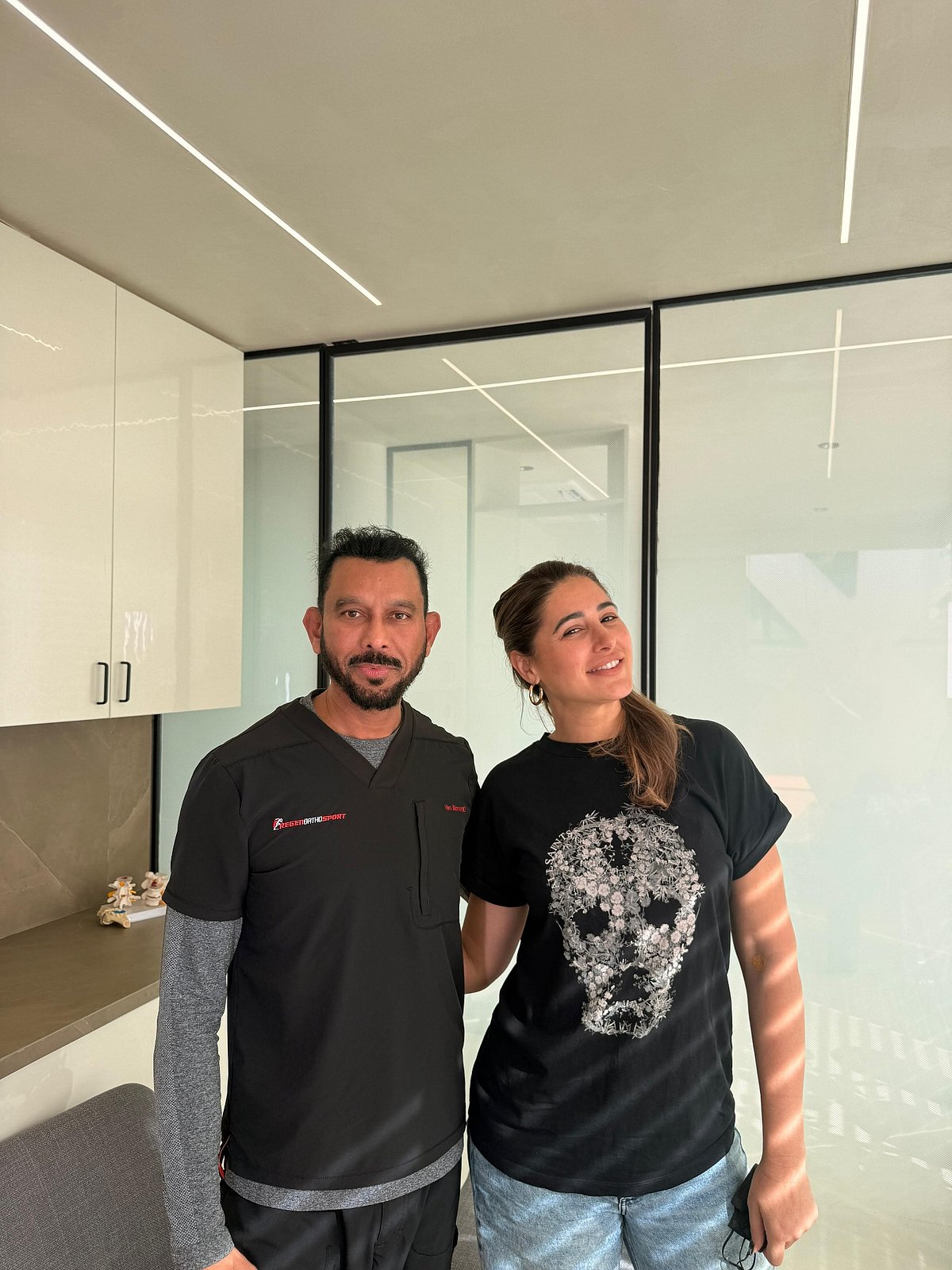 Dr. Venkatesh (Ven) Movva & Nargis Fakhri