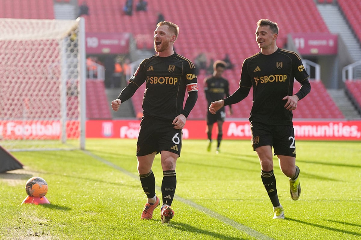 Stoke City vs Fulham FA Cup Fourth Round match-Harrison Reed