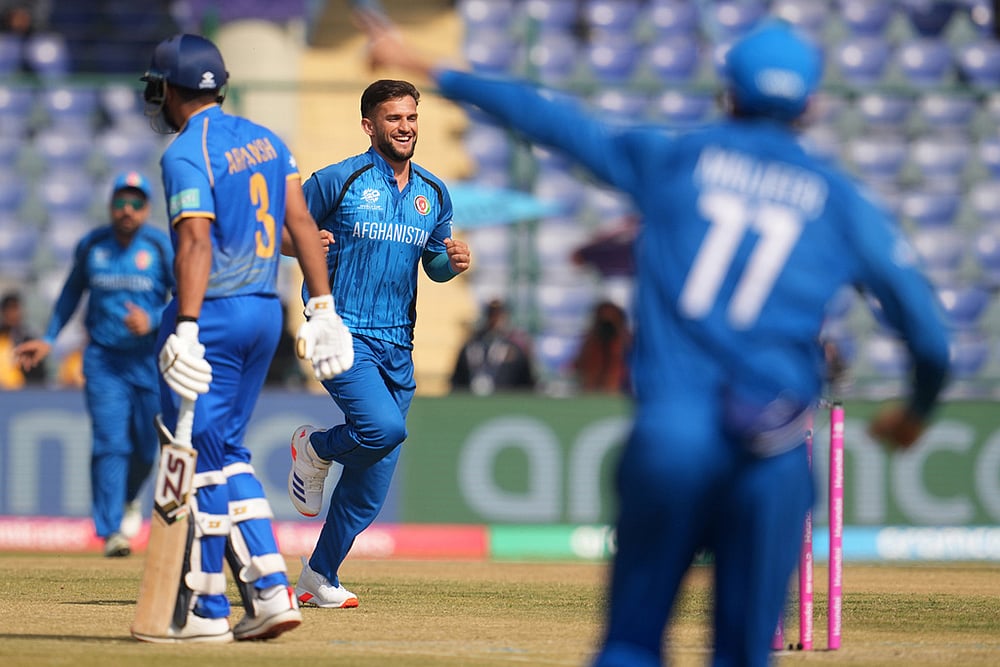 Afghanistan vs United Arab Emirates T20 World Cup Cricket-Azmatullah Omarzai