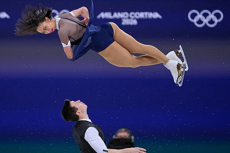 Milan Cortina Winter Olympics Day 9 photo highlights-Camille Kovalev and Pavel Kovalev