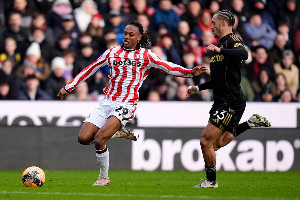 Stoke City vs  Fulham FA Cup Fourth Round match-Lamine Cisse