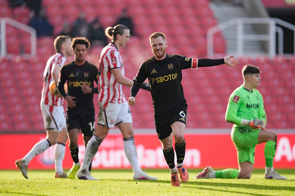 Stoke City vs  Fulham FA Cup Fourth Round match-