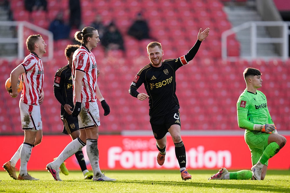 Stoke City vs  Fulham FA Cup Fourth Round match-Harrison Reed