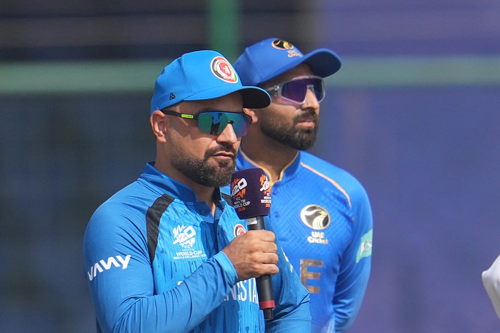 Afghanistan vs United Arab Emirates T20 World Cup Cricket-Rashid Khan