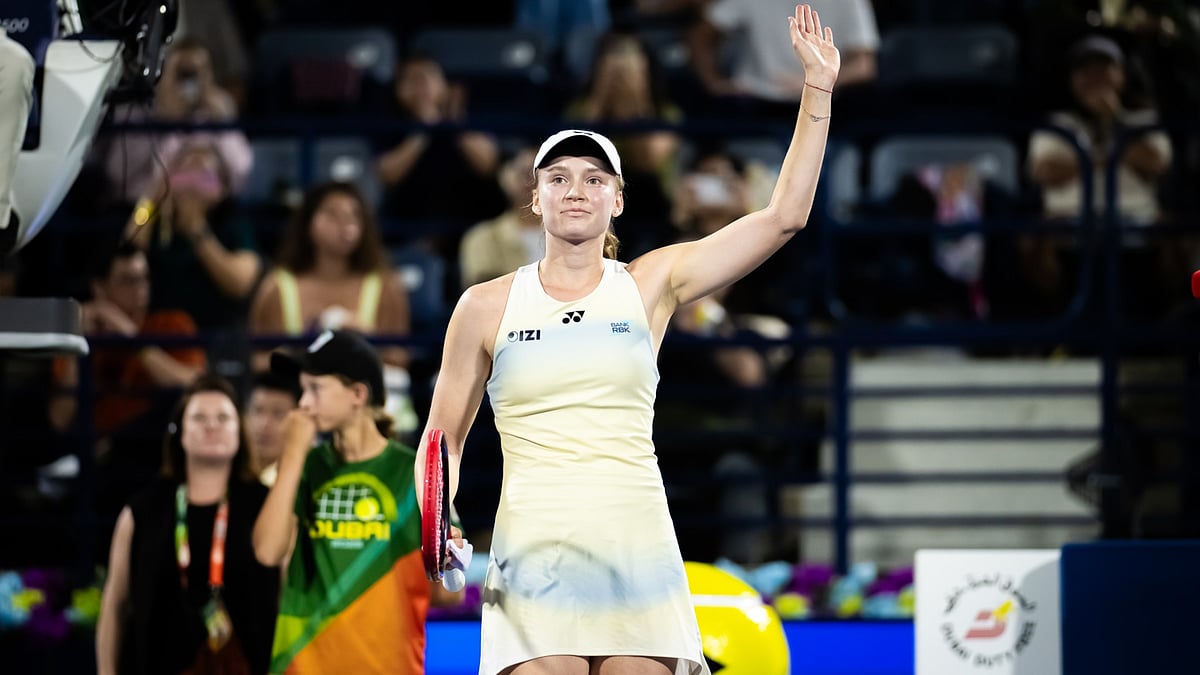 Elena Rybakina defeated Kimberly Birrell at the Dubai Tennis Championships