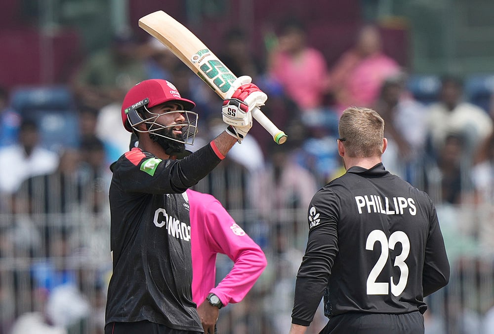 Canada vs New Zealand t20 world cup cricket match-Canadas Yuvraj Samra