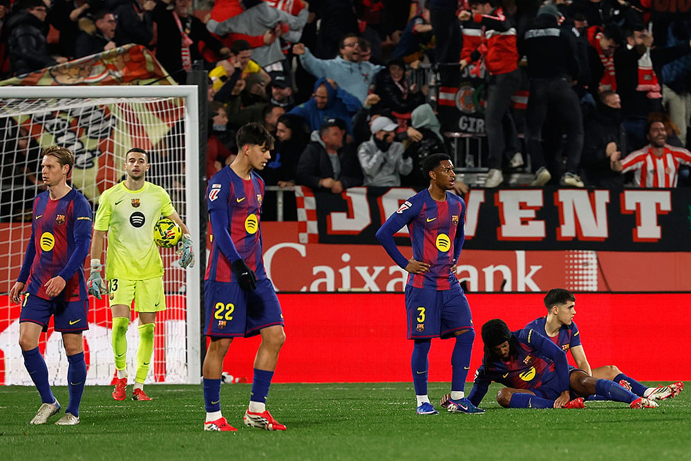 Girona Vs Barcelona spain soccer La Liga 2025-26 match-