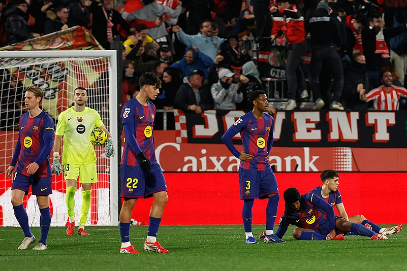 Girona Vs Barcelona spain soccer La Liga 2025-26 match-