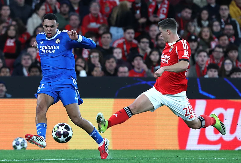 Benfica Vs Real Madrid UEFA Champions League Playoff-Trent Alexander-Arnold