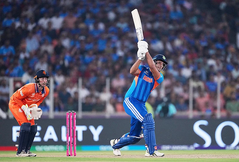 India Vs Netherlands ICC T20 World Cup Cricket-Shivam Dube