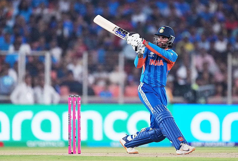 India Vs Netherlands ICC T20 World Cup Cricket-Tilak Varma