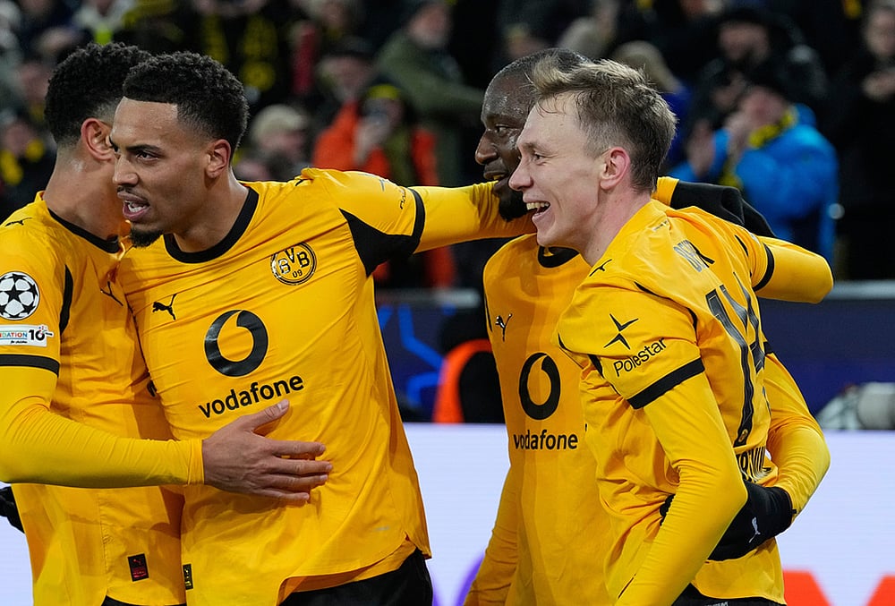 Borussia Dortmund Vs Atalanta UEFA Champions League Playoff-Maximilian Beier