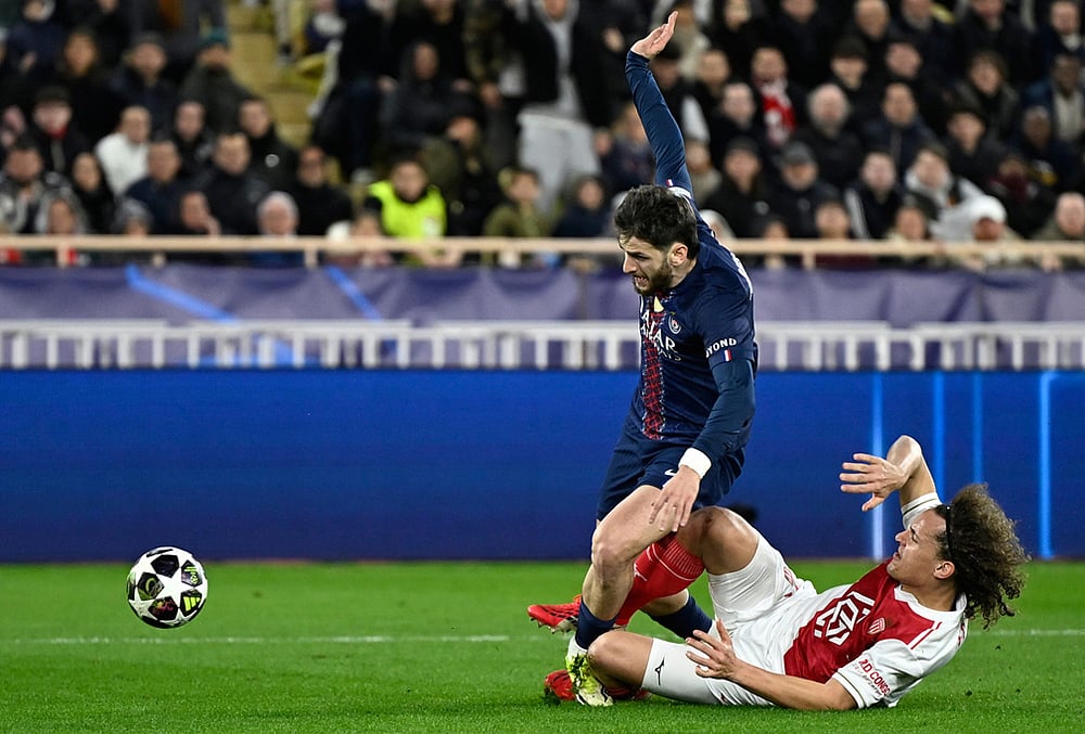 Monaco vs Paris Saint-Germain UEFA Champions League Playoff-Folarin Balogun