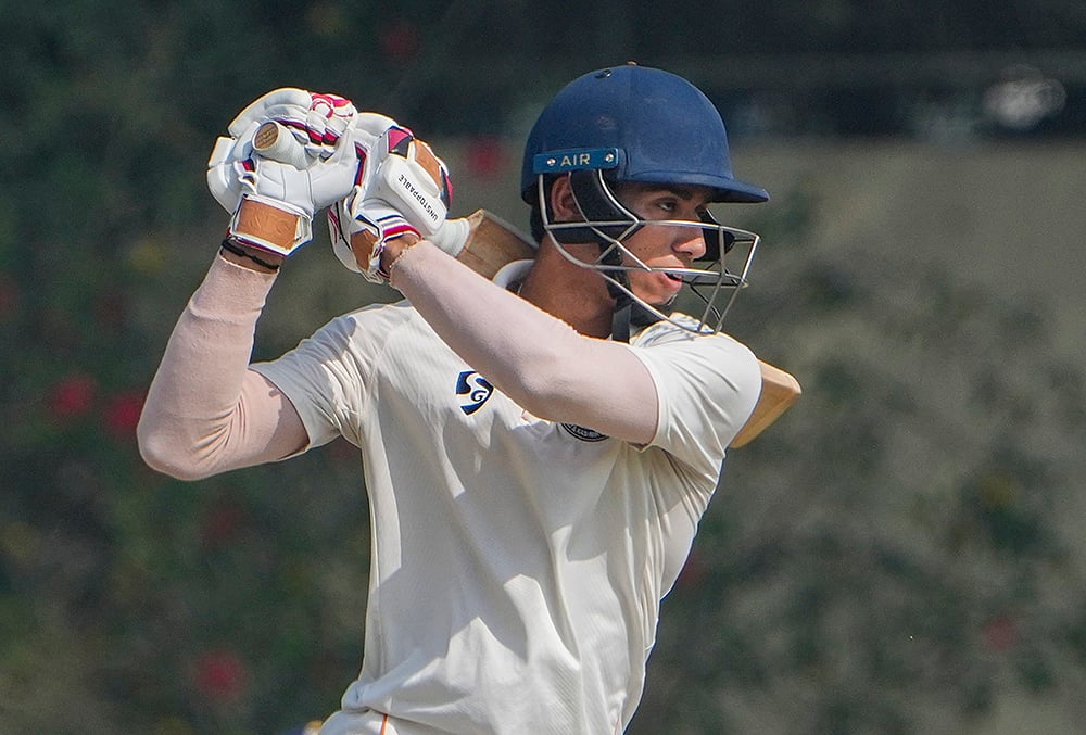 Jammu and Kashmir vs  Bengal Ranji Trophy semifinal cricket match-Vanshaj Sharma