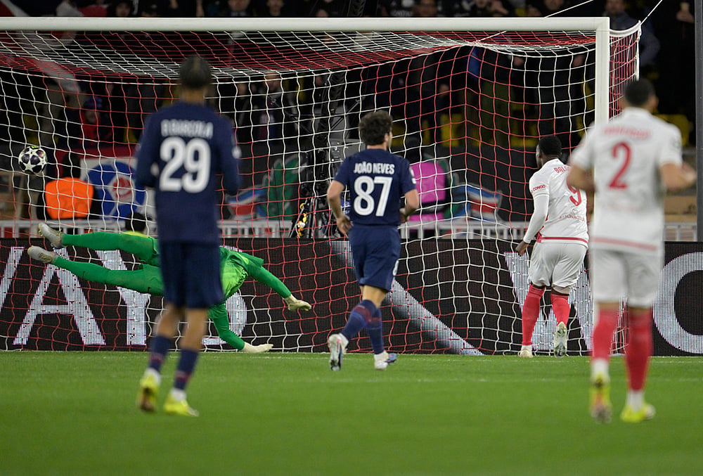 Monaco vs Paris Saint-Germain UEFA Champions League Playoff-Folarin Balogun