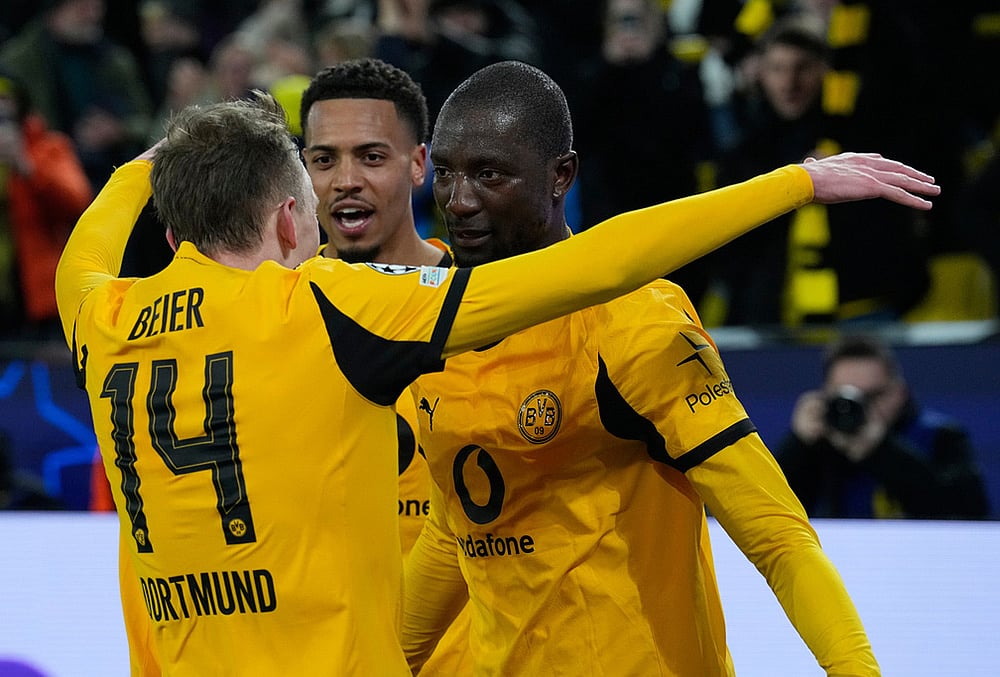 Borussia Dortmund Vs Atalanta UEFA Champions League Playoff-Maximilian Beier