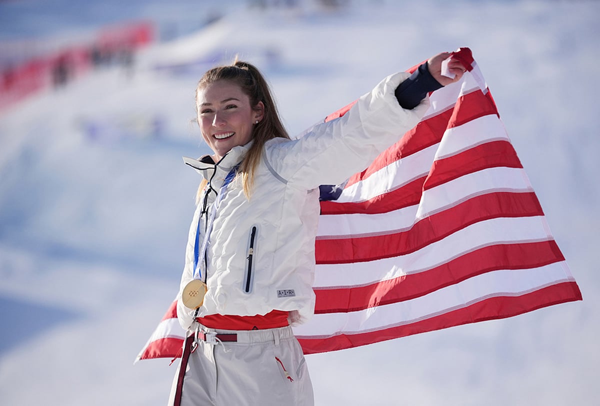 Shiffrin ends her Olympic medal drought by winning slalom gold-1