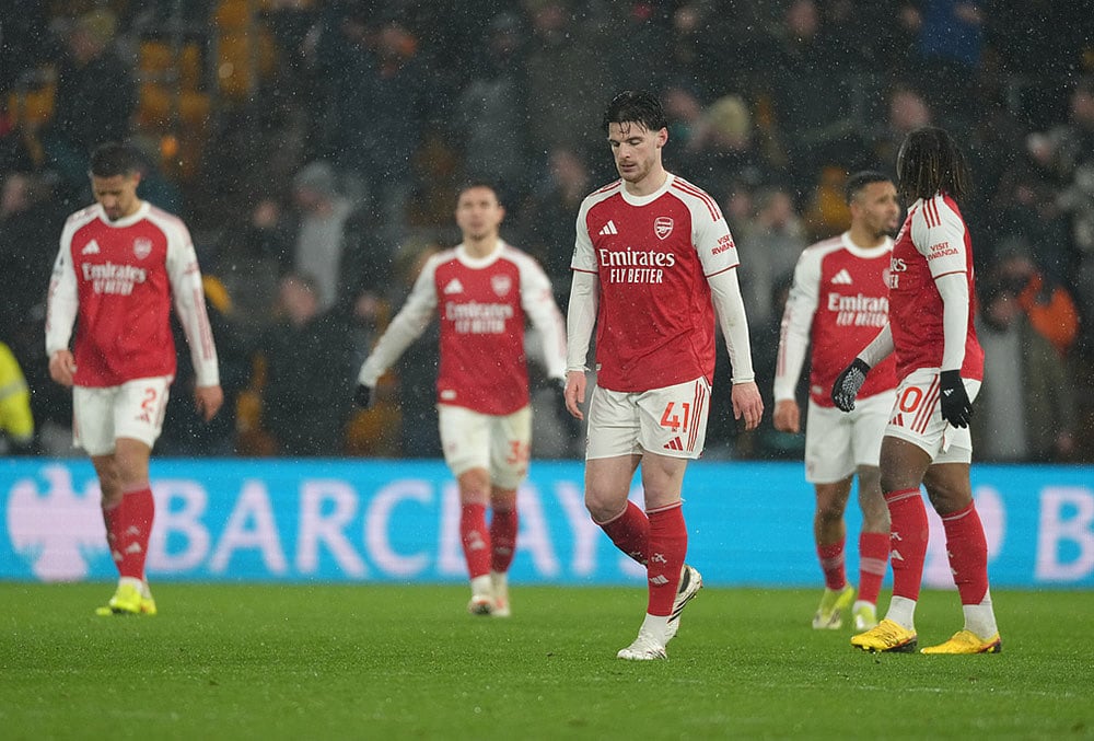 Wolves vs Arsenal English Premier League soccer-