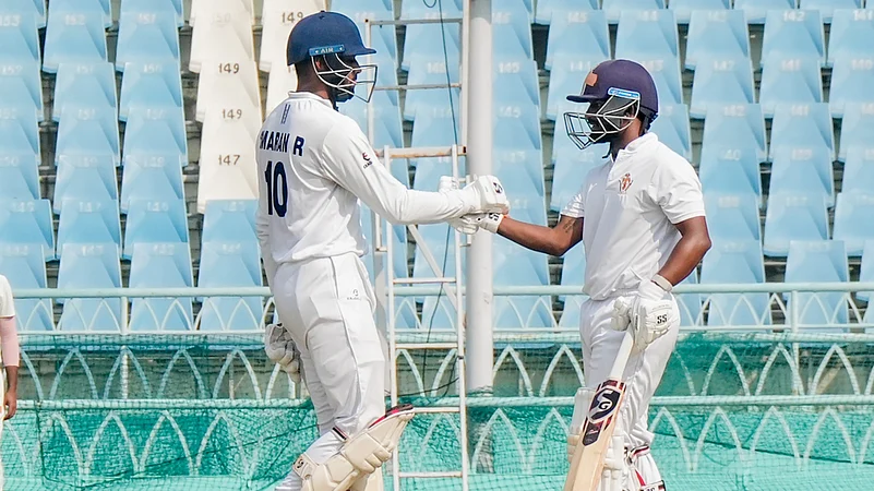 Karnataka vs Uttarakhand match report ranji trophy 2025-26 semifinal lucknow