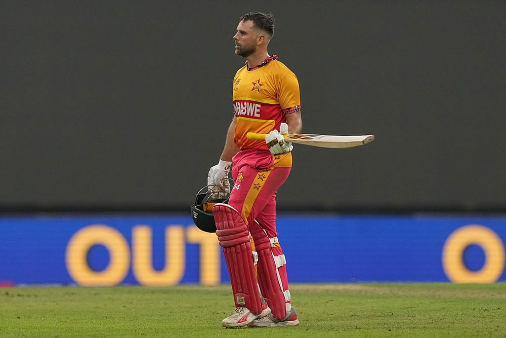 SL vs ZIM T20 WCup Cricket Ryan Burl 