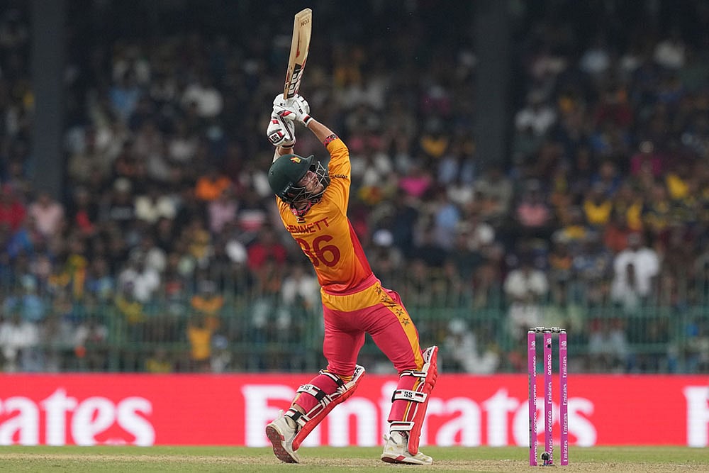 ZIM vs SL T20 WCup Cricket Brian Bennett