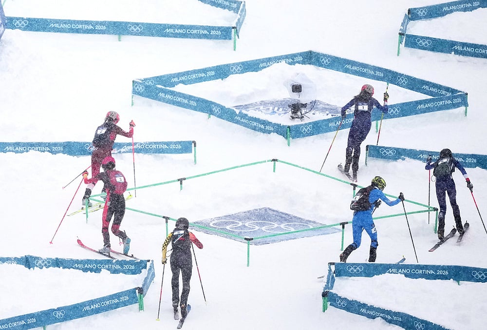 Milan Cortina Winter Games Day 13 photo highlights-ski mountaineering womens sprint final