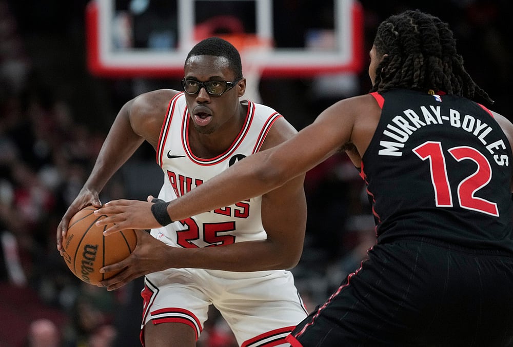Toronto Raptors Vs Chicago Bulls NBA basketball 2025-26-Jalen Smith