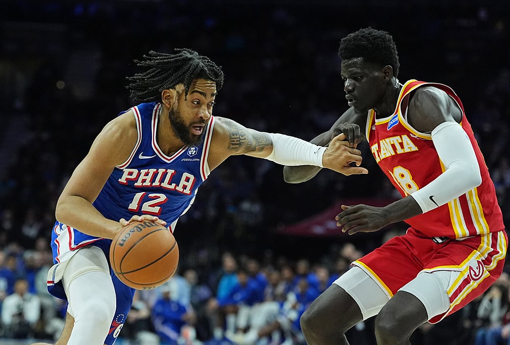 Philadelphia 76ers Vs Atlanta Hawks NBA basketball-Trendon Watford