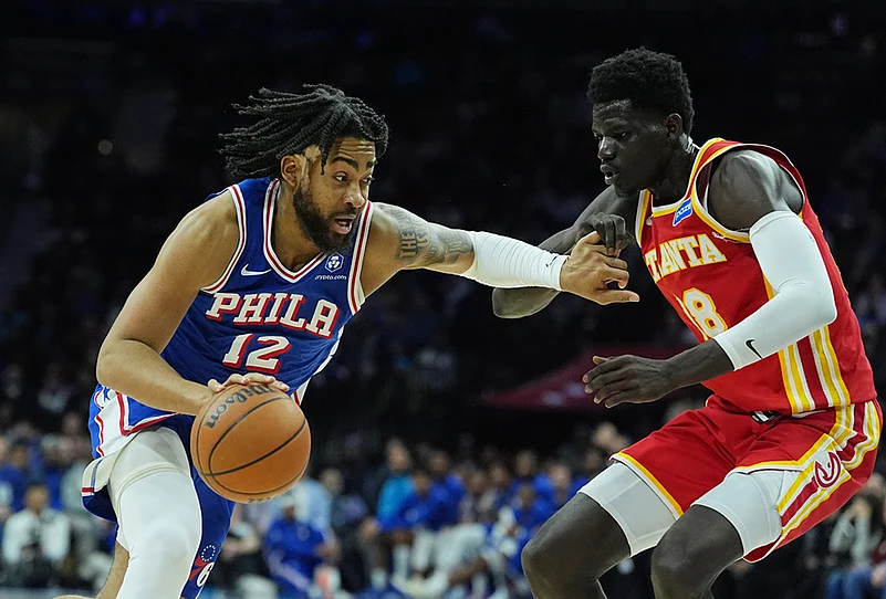 Philadelphia 76ers Vs Atlanta Hawks NBA basketball-Trendon Watford