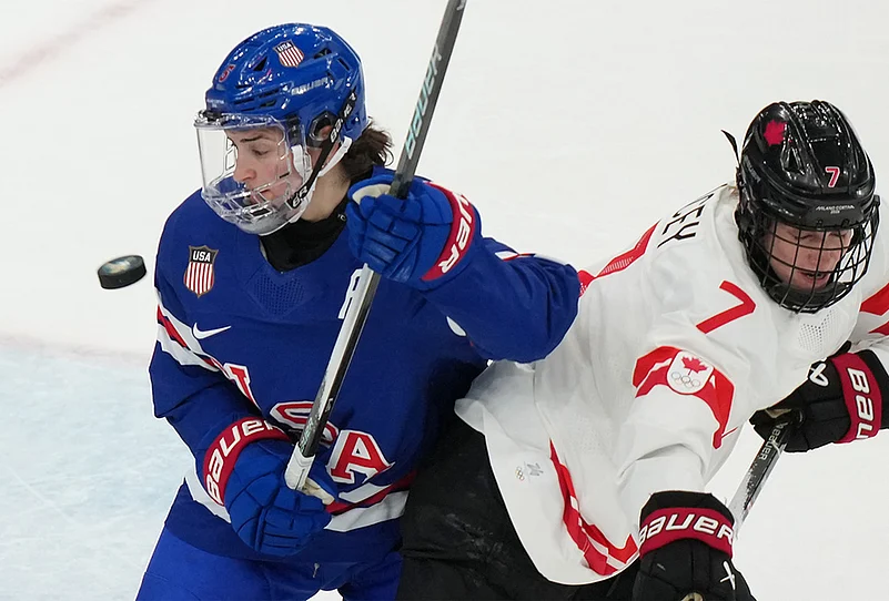 USA Vs Canada Womens Ice Hockey Milan Cortina Olympics-Megan Keller