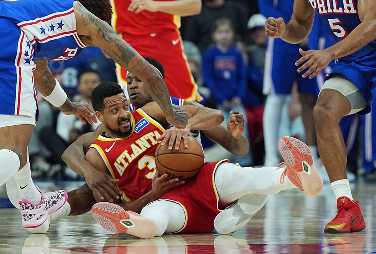 Philadelphia 76ers Vs Atlanta Hawks NBA basketball-CJ McCollum