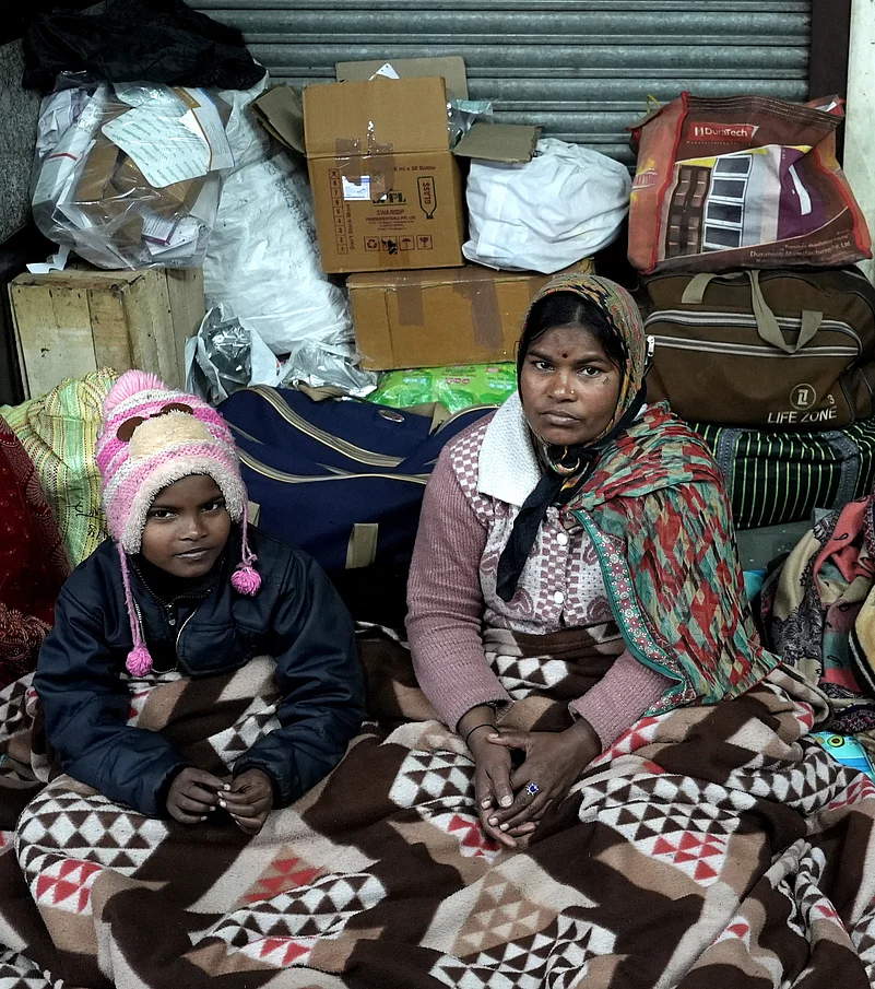 Laxmi Devi and Komal from Bihar