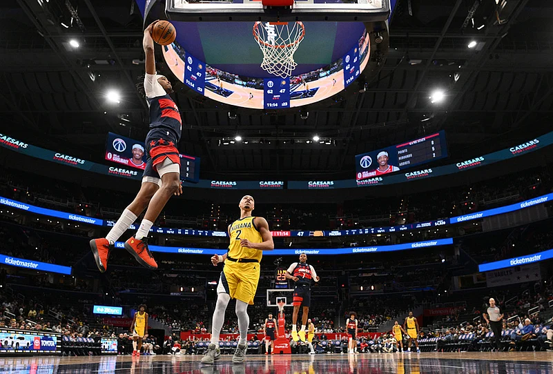 Washington Wizards vs Indiana Pacers NBA basketball-Bilal Coulibaly