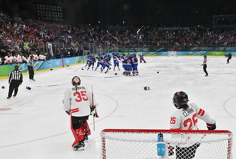 USA Vs Canada Womens Ice Hockey Milan Cortina Olympics-