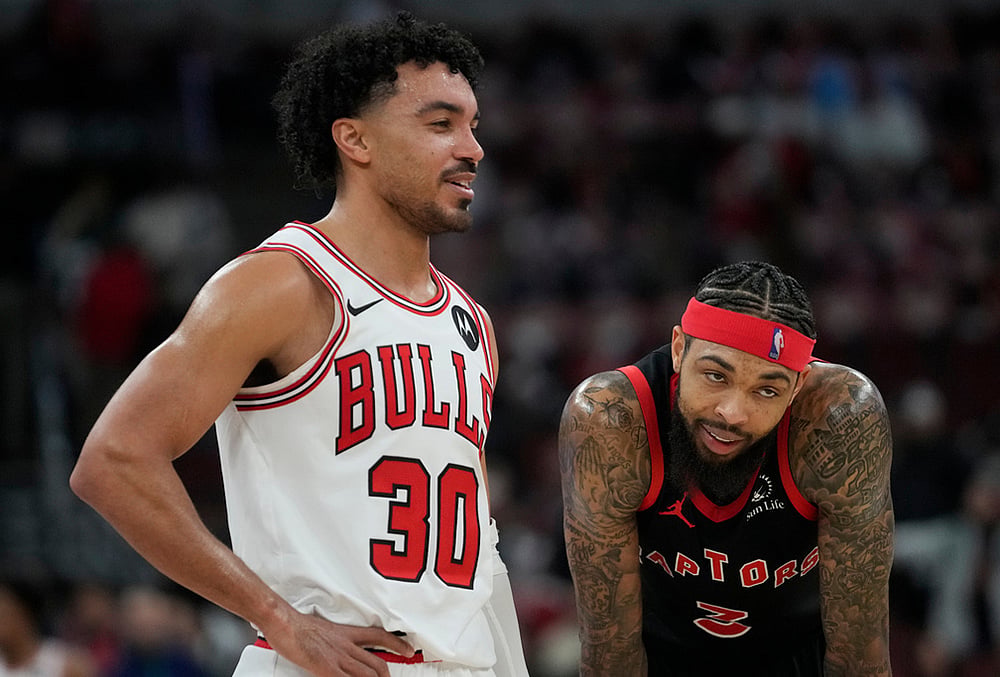 Toronto Raptors Vs Chicago Bulls NBA basketball 2025-26-Tre Jones