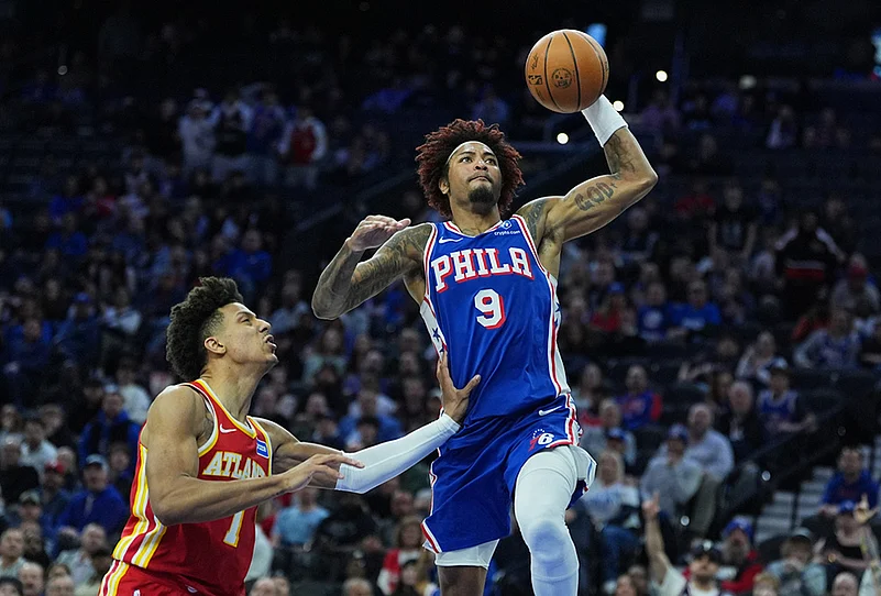 Philadelphia 76ers Vs Atlanta Hawks NBA basketball-Kelly Oubre Jr