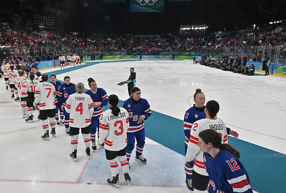 USA Vs Canada Womens Ice Hockey Milan Cortina Olympics-