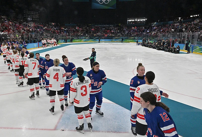 USA Vs Canada Womens Ice Hockey Milan Cortina Olympics-