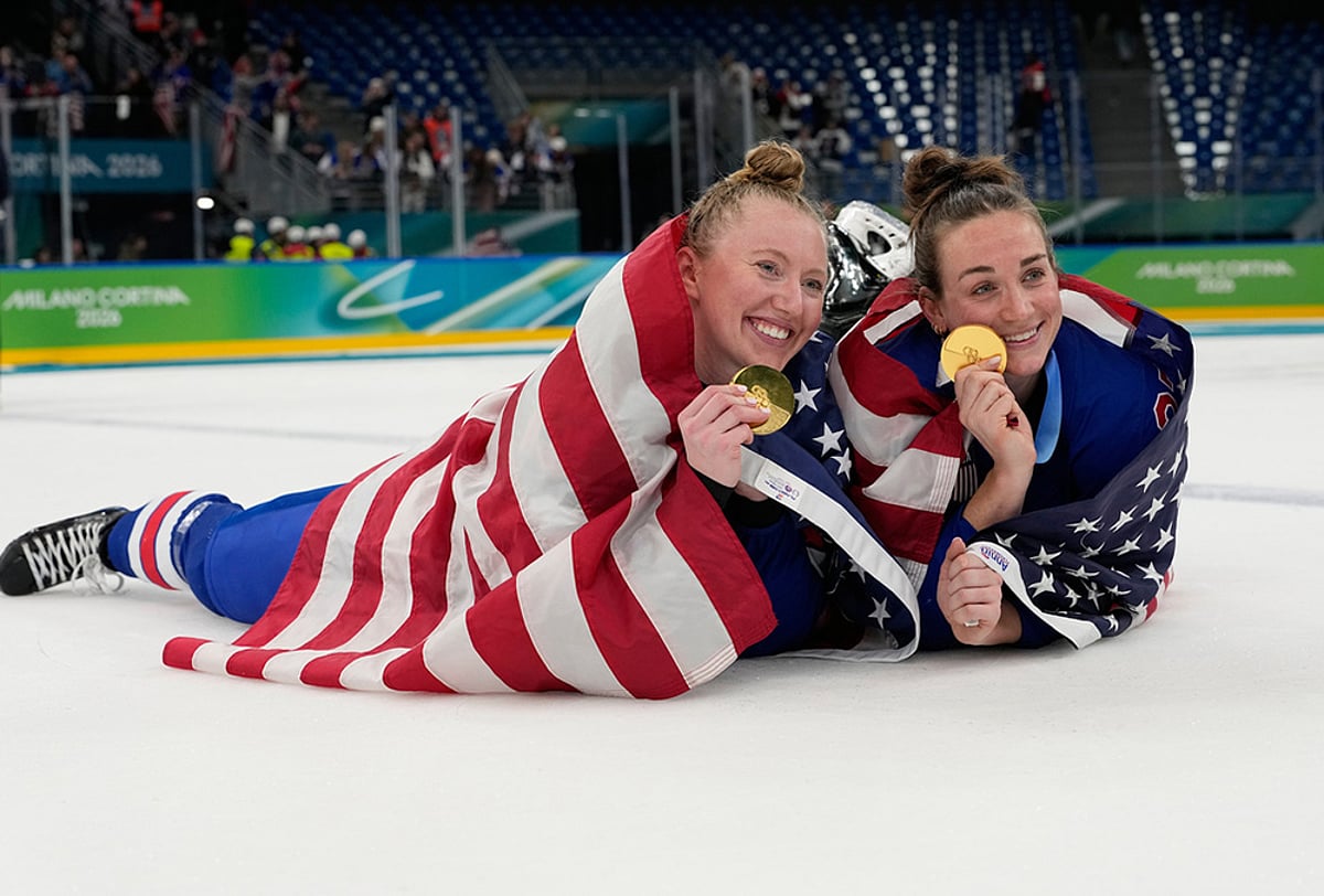 USA Vs Canada Women's Ice Hockey Milan Cortina Olympics-Grace Zumwinkle