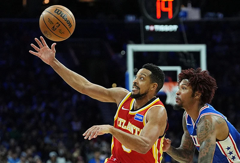 Philadelphia 76ers Vs Atlanta Hawks NBA basketball-CJ McCollum