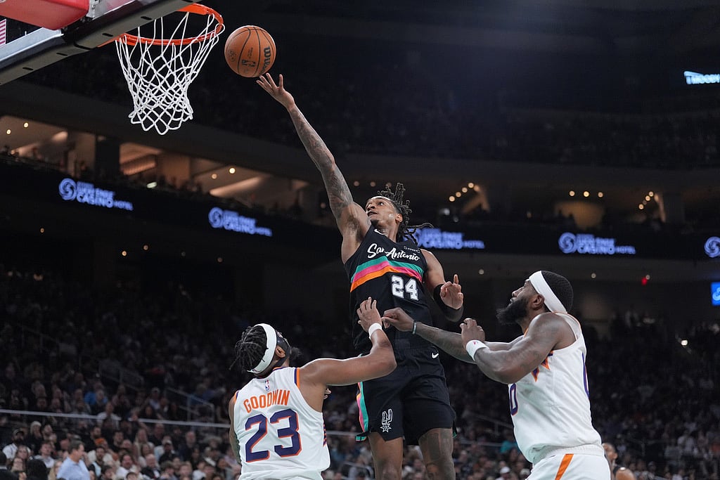 San Antonio Spurs Vs Phoenix Suns NBA basketball 2025-26-